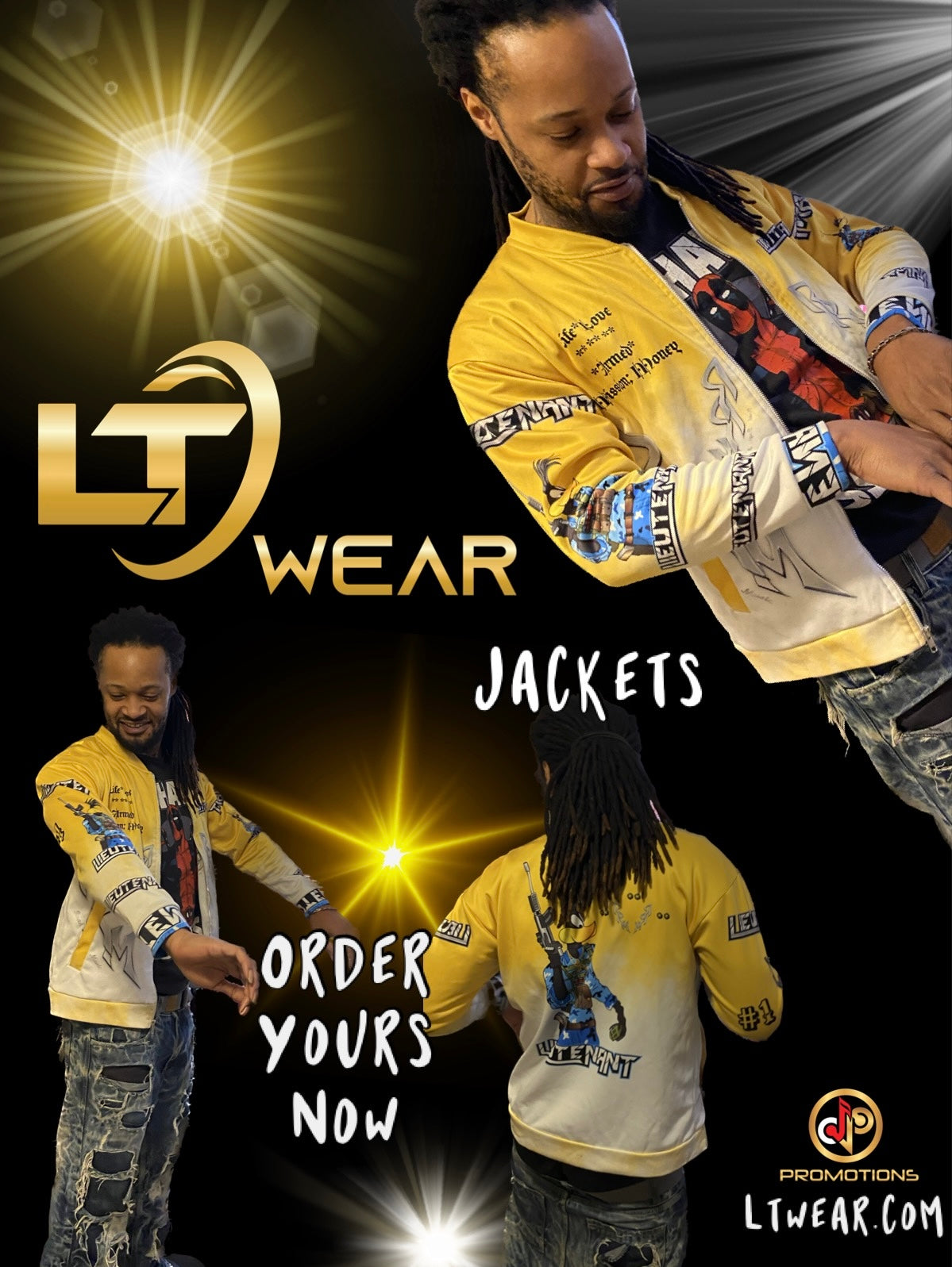 Lt. Bomber Jacket Sunlight/Blue