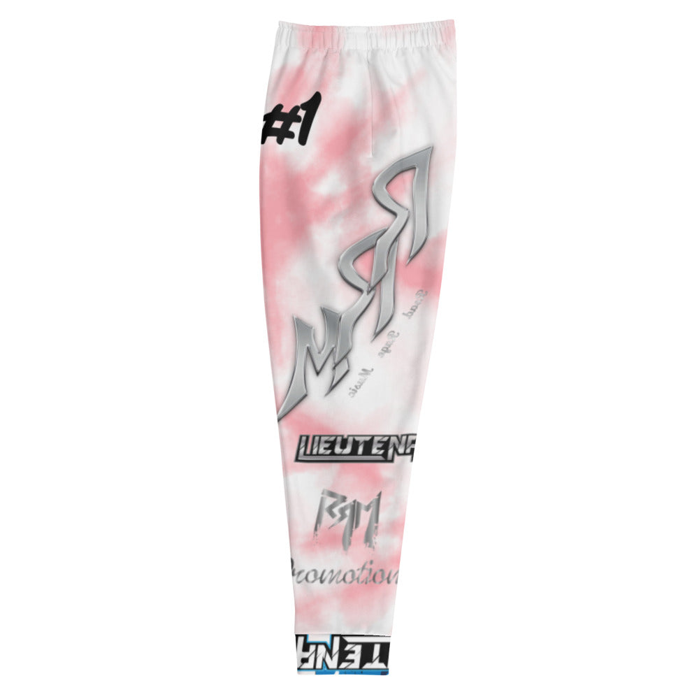 Blue Lt. Joggers Pink dye